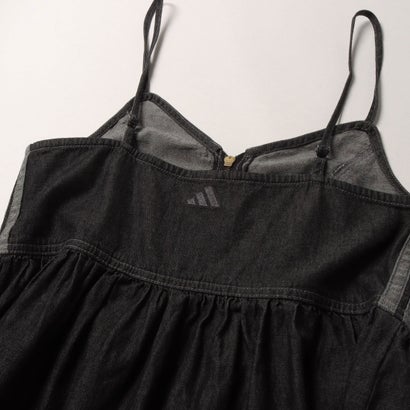 アディダス adidas レディース ノースリーブシャツ W デニムビスチェ AP LJ3083 （ブラック）｜詳細画像