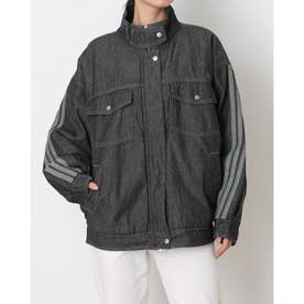 レディース 中綿ジャケット W デニムジャケット AP LJ3085 （ブラック）