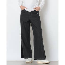 レディース ライフスタイルロングパンツ W デニムパンツ AP LJ3081 （ブラック）