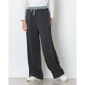 レディース スウェットロングパンツ W ウエストレイヤードスウェットパンツ AP KN1075 （カーボン）