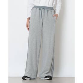 レディース スウェットロングパンツ W ウエストレイヤードスウェットパンツ AP KN1076 （ミディアムグレーヘザー）