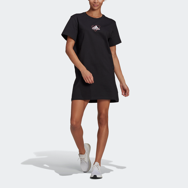 ロゴ Tシャツワンピース / Logo Tee Dress （ブラック）