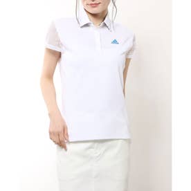 レディース ゴルフ 半袖シャツ ワーディング 半袖グラフィックキャップスリーブシャツ HA0224 （ホワイト）