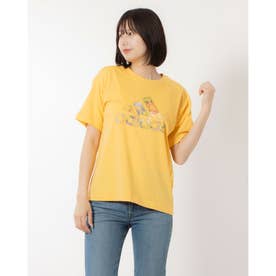 レディース 半袖Tシャツ W FLOWER グラフィック Tシャツ1 IM7831 （セミスパーク）