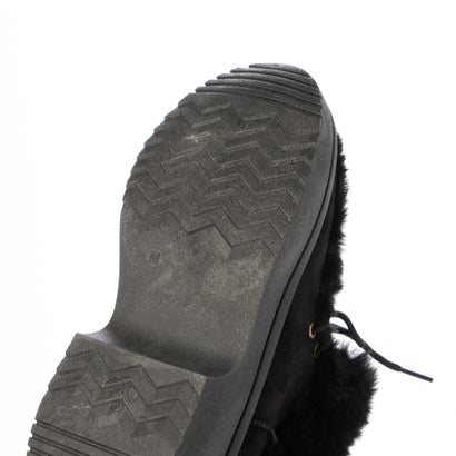 アドット adottona 【厚底】ハイカットモカシンムートン【5.5cm】 （BLK）｜詳細画像