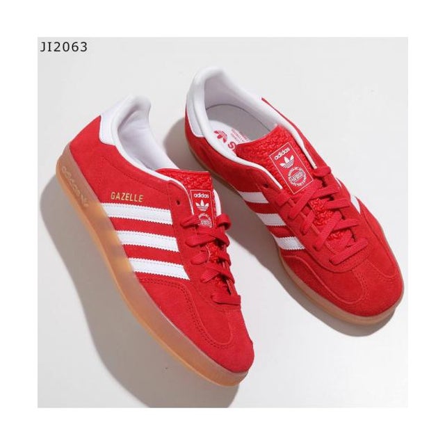 スニーカー GAZELLE INDOOR JI2061 JI2062 （JI2063/BETSCA/FTWWHT/GUM2）