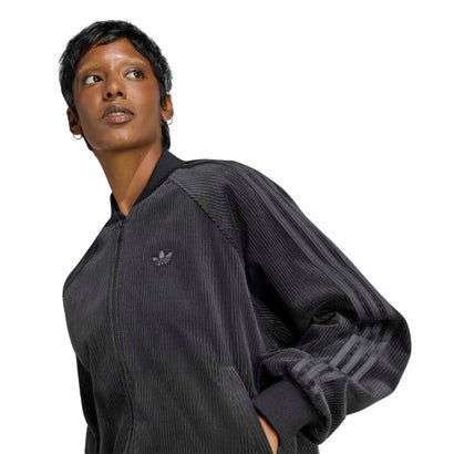 コーデュロイ SST オーバーサイズ トラックトップ（CORDUROY SST OVERSIZED TRACK TOP） （Black / Utility Black）｜詳細画像