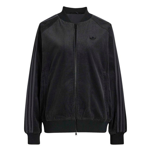 コーデュロイ SST オーバーサイズ トラックトップ（CORDUROY SST OVERSIZED TRACK TOP） （Black / Utility Black）