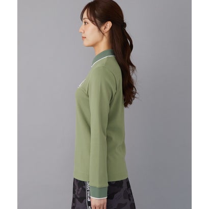 ◆【高島プロコラボ】裏起毛軽量スプリットカラーT （オリーブグリーン(026)）｜詳細画像