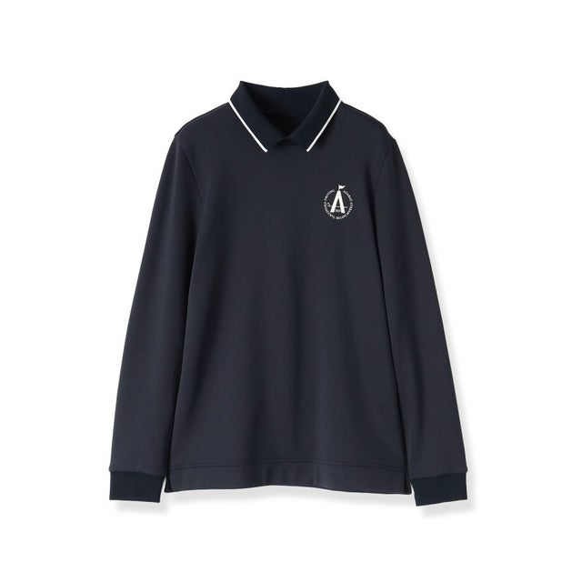 【高島プロコラボ】裏起毛軽量スプリットカラーT （ネイビー(094)）