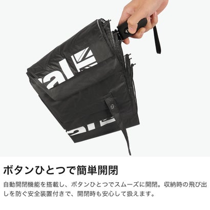 傘 メンズ レディース 晴雨兼用 ブランド おしゃれ ゴルフ 折りたたみ傘 自動開閉 日傘 遮光 UVカット 紫外線対策 ゴルフパラソル 60cm ゴルフアンブレラ 折り畳み ADMZ5BK1 （ブラック）｜詳細画像