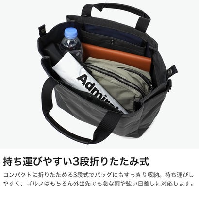 傘 メンズ レディース 晴雨兼用 ブランド おしゃれ ゴルフ 折りたたみ傘 自動開閉 日傘 遮光 UVカット 紫外線対策 ゴルフパラソル 60cm ゴルフアンブレラ 折り畳み ADMZ4BK1 （ホワイト）｜詳細画像