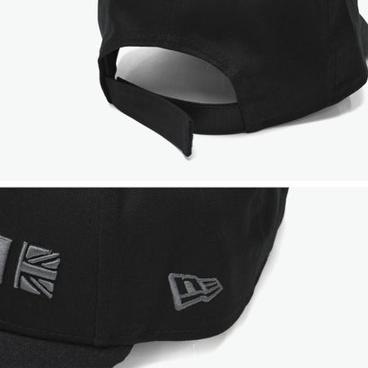 キャップ メンズ レディース ニューエラ ゴルフ ゴルフキャップ 帽子 NEW ERA 9FORTY 大人 おしゃれ ブランド 抗菌 キャップニューエラコラボ ベーシック ADMB6B04 （ブラック）｜詳細画像