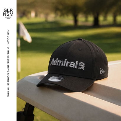 キャップ メンズ レディース ニューエラ ゴルフ ゴルフキャップ 帽子 NEW ERA 9FORTY 大人 おしゃれ ブランド 抗菌 キャップニューエラコラボ ベーシック ADMB6B04 （ブラック）｜詳細画像