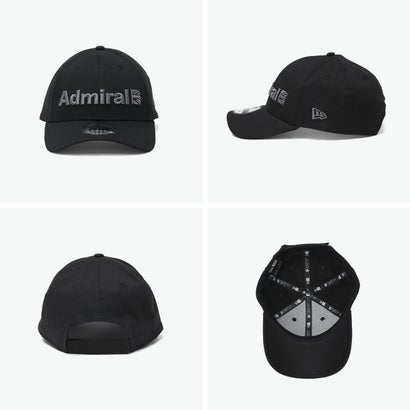 キャップ メンズ レディース ニューエラ ゴルフ ゴルフキャップ 帽子 NEW ERA 9FORTY 大人 おしゃれ ブランド 抗菌 キャップニューエラコラボ ベーシック ADMB6B04 （ブラック）｜詳細画像
