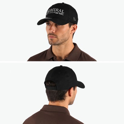 アドミラル Admiral キャップ メンズ レディース ニューエラ ゴルフ ゴルフキャップ 帽子 NEW ERA 9FORTY 大人 おしゃれ ブランド 抗菌 ユニセックス キャップニューエラコラボ トラッド ADMB6B03 （ブラック）｜詳細画像