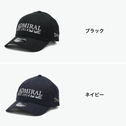アドミラル Admiral キャップ メンズ レディース ニューエラ ゴルフ ゴルフキャップ 帽子 NEW ERA 9FORTY 大人 おしゃれ ブランド 抗菌 ユニセックス キャップニューエラコラボ トラッド ADMB6B03 （ネイビー）｜詳細画像