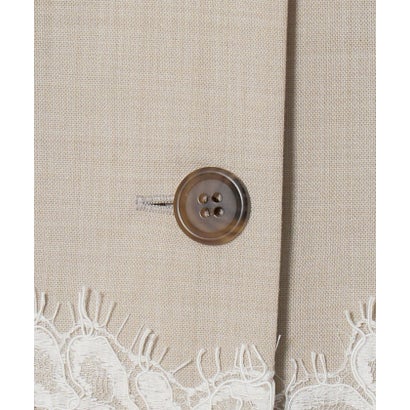 イウエン マトフ AEWEN MATOPH ＜AEWEN MATOPH＞レース コンビ シャツブラウス （BEIGE）｜詳細画像