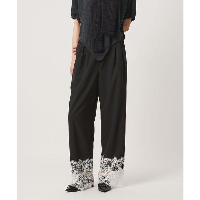 ＜AEWEN MATOPH＞レース コンビ パンツ （BLACK）