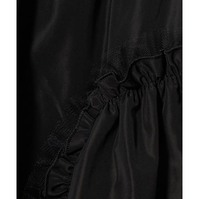 イウエン マトフ AEWEN MATOPH ＜AEWEN MATOPH＞サイドギャザー マキシスカート （BLACK）｜詳細画像