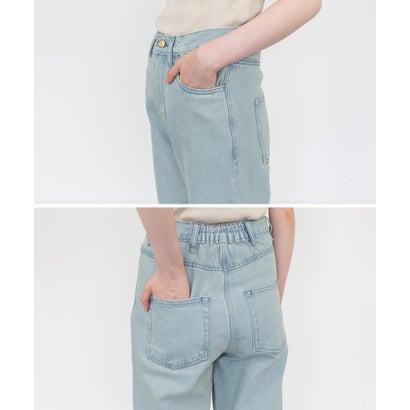 アイティ aity スリムストレートデニムパンツ （ネイビー）｜詳細画像
