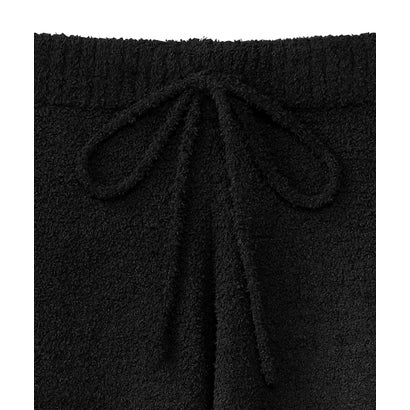 【ふわふわもっちり。こなれ感たっぷりのルームウェア】モールニット 長袖 3点セット （PU-パープル）｜詳細画像