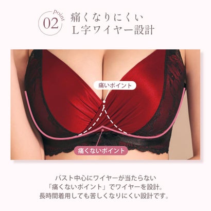 【グラマーサイズ】サテン カシュクールレース脇高ブラ(R) 単品ブラジャー (FGHカップ) （SG-パール）｜詳細画像