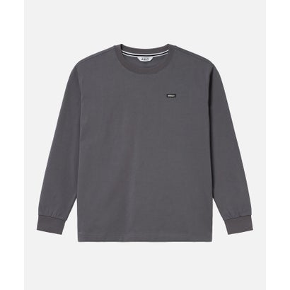 オーガニックコットン ロングスリーブTシャツ （ダークグレー）｜詳細画像
