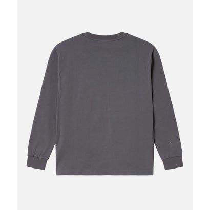 オーガニックコットン ロングスリーブTシャツ （ダークグレー）｜詳細画像