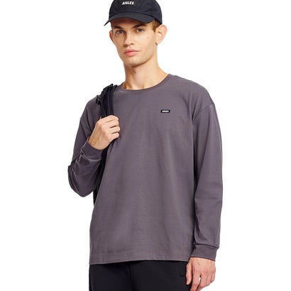 オーガニックコットン ロングスリーブTシャツ （ダークグレー）｜詳細画像