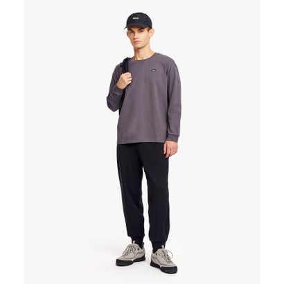 オーガニックコットン ロングスリーブTシャツ （ブラック）｜詳細画像