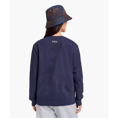 UVカット オーガニックコットン ロングスリーブTシャツ （グレー）｜詳細画像