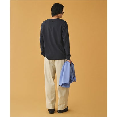 UVカット オーガニックコットン ロングスリーブTシャツ （ダークネイビー）｜詳細画像