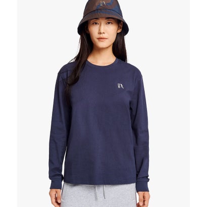 UVカット オーガニックコットン ロングスリーブTシャツ （ダークネイビー）｜詳細画像