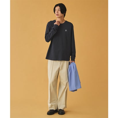 UVカット オーガニックコットン ロングスリーブTシャツ （ホワイト）｜詳細画像