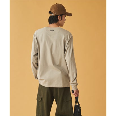 UVカット オーガニックコットン ロングスリーブTシャツ （ホワイト）｜詳細画像