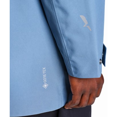 GORE-TEX ゴアテックス 防水 透湿 防風 2レイヤージャケット T-KIT / フード脱着可 （ダークブルー）｜詳細画像