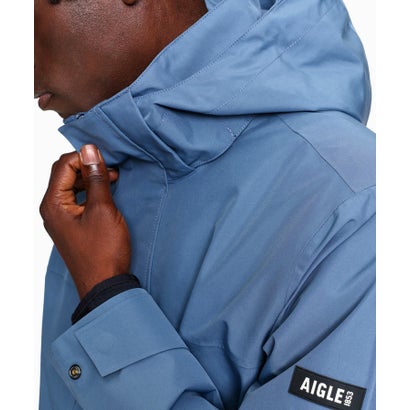 GORE-TEX ゴアテックス 防水 透湿 防風 2レイヤージャケット T-KIT / フード脱着可 （ダークブルー）｜詳細画像