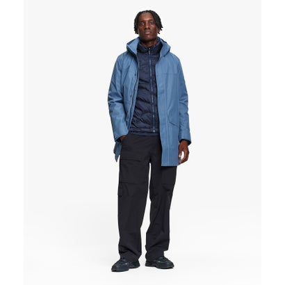 GORE-TEX ゴアテックス 防水 透湿 防風 2レイヤージャケット T-KIT / フード脱着可 （ダークブルー）｜詳細画像