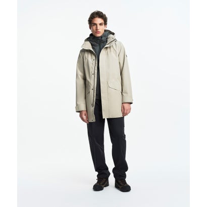 GORE-TEX ゴアテックス 防水 透湿 防風 2レイヤージャケット T-KIT / フード脱着可 （ダークブルー）｜詳細画像