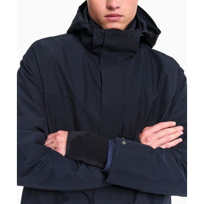 GORE-TEX ゴアテックス 防水 透湿 防風 2レイヤージャケット T-KIT / フード脱着可 （ダークブルー）｜詳細画像