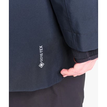 GORE-TEX ゴアテックス 防水 透湿 防風 2レイヤージャケット T-KIT / フード脱着可 （ダークブルー）｜詳細画像