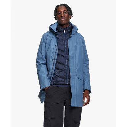 GORE-TEX ゴアテックス 防水 透湿 防風 2レイヤージャケット T-KIT / フード脱着可 （ダークブルー）｜詳細画像