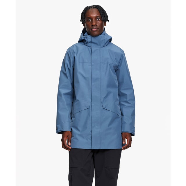 GORE-TEX ゴアテックス 防水 透湿 防風 2レイヤージャケット T-KIT / フード脱着可 （ダークブルー）