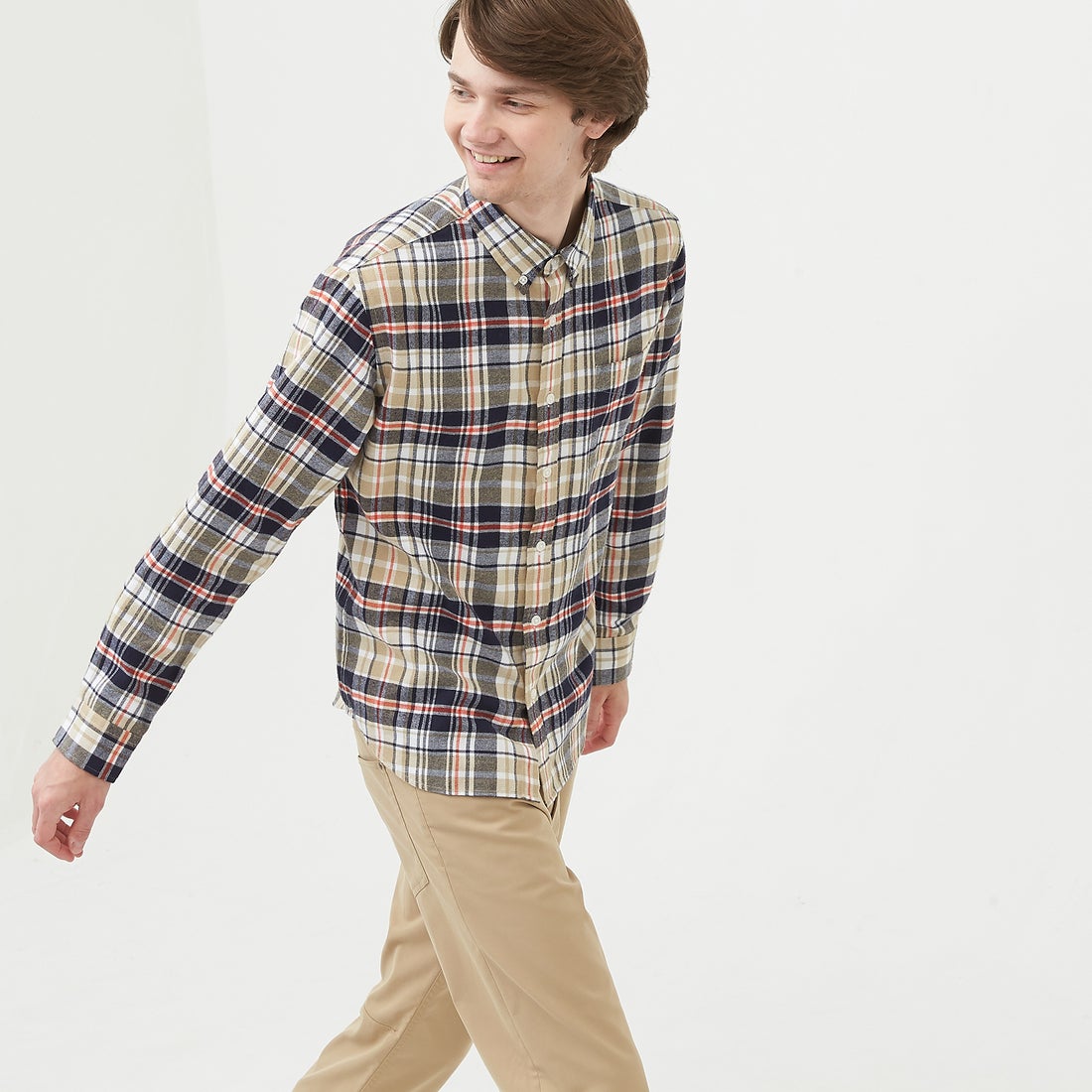 エーグル メンズ】エーグル AIGLE フランネルチェックシャツ（エーグル 