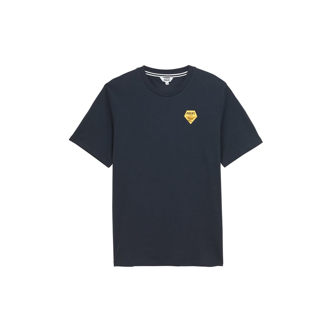 エーグル AIGLE ロゴクルーネックTシャツ （ダークネイビー 