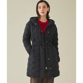 ゴアテックスウィンドストッパー ベルテッド ロングダウンジャケット ULTRA WARM （ブラック）