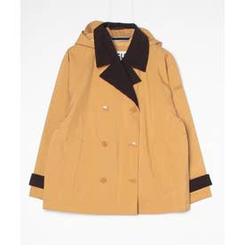 ゴアテックス2レイヤー リラックス ショートトレンチコート （マスタード）
