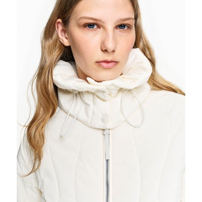 エーグル AIGLE 撥水 軽量 キルティングジャケット（ネックウォーマー付き） WARM （バイオレット）｜詳細画像