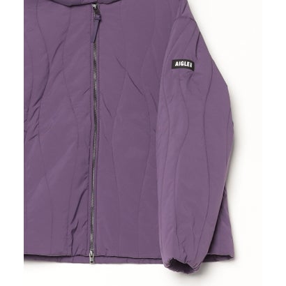 エーグル AIGLE 撥水 軽量 キルティングジャケット（ネックウォーマー付き） WARM （ブラック）｜詳細画像